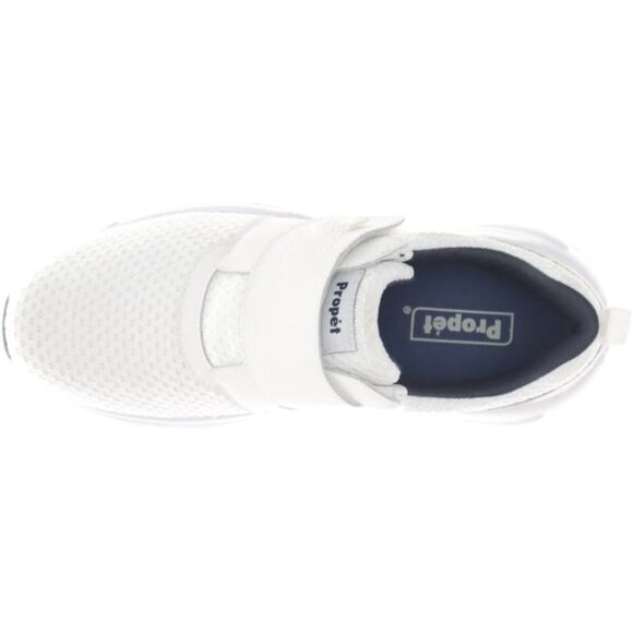 Propét Mens Stability X Strap Lightweight Knit Mesh Athletic Shoe White Sz 8W (E - Picture 7 of 10